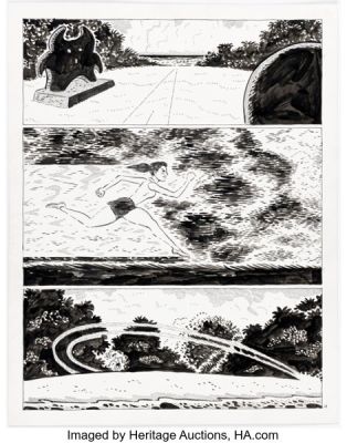 Gilbert Hernandez Love and Rockets Diana Story Page Original Art (Fantagraphics, c. 1985). | Heritage