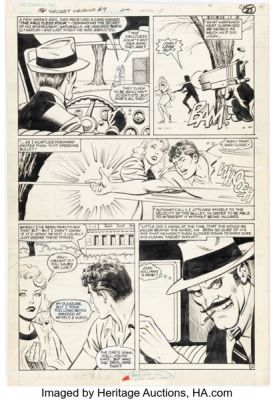 George Tuska and Jerry Acerno Secret Origins #9 Jay Garrick / Flash Story Page 12 Original Art (DC, 1986).