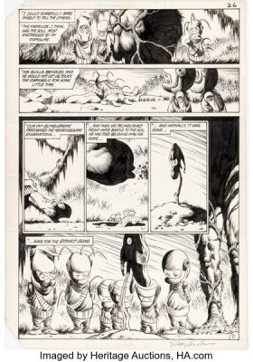 Shawn McManus The Saga of Swamp Thing #32 Story Page 21 Original Art (DC, 1985). | Heritage