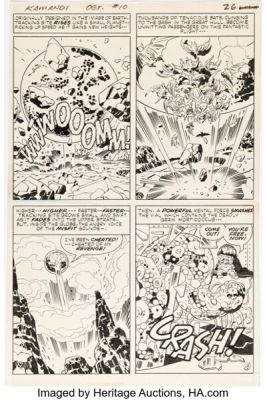 Jack Kirby and Mike Royer Kamandi, the Last Boy on Earth #10 Story Page 18 Original Art (DC, 1973). | Heritage