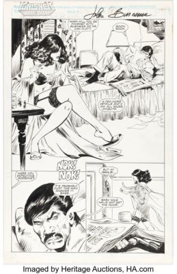 John Buscema The Punisher: War Zone #26 Story Page 8 Original Art (Marvel, 1994). | Heritage