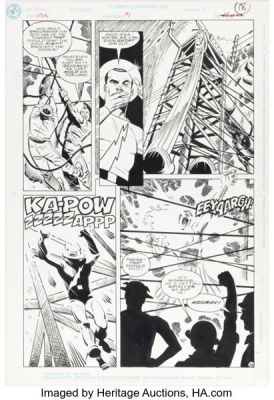 Rick Burchett Justice Society of America #1 Story Page 14 Original Art (DC, 1991). | Heritage