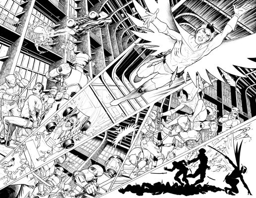 Nicola Scott | Gatchaman - Pages 22-23 | Nicola Scott
