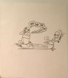 A. Pazienza -  Disegno originale per Tango "La staffetta" - Page volante (1987) | Catawiki