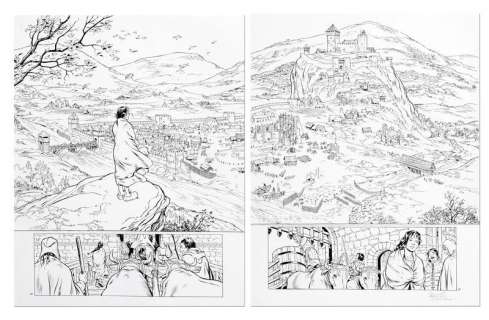 Kraehn - Le Ruistre, planches n°26 et 27 Ã  l‘encre de Chi…