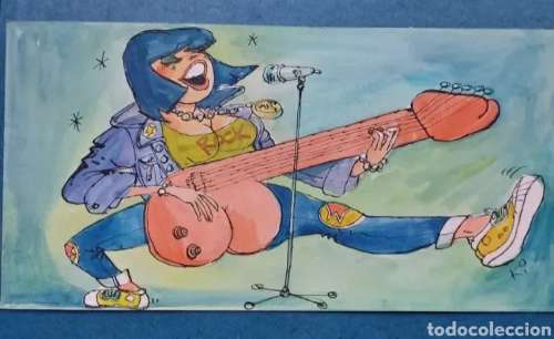 CARLOS KILLIAN. ILUSTRACIÓN ORIGINAL PUBLICADA EN LA REVISTA LIB | todocoleccion (Buy It Now)