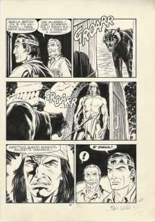 Tex #349 - Fabio Civitelli - original page "Abissi" - Page volante - (1989) | Catawiki