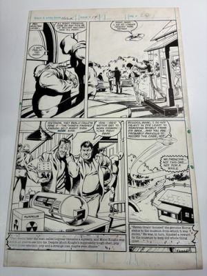 Rampaging Hulk #14 Original Art Bill Sienkiewicz Marvel Bronze Moon Knight ! | eBay US