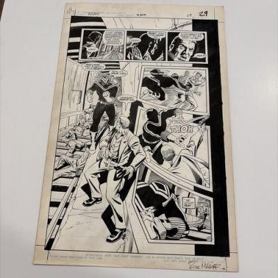 The Vigilante #16 Original Art Saviuk Magyar One Of A Kind Large Art | eBay US