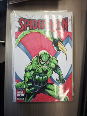 Bill Cao | Scorpion Spider-Man Villain Blank Cover by Alonso | Raremarq (Buy It Now)