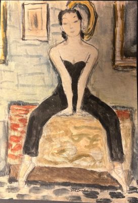 Cuvelier - Illustration... | Lot 9 - Cuvelier - Illustration à l’aquarelle représentant... | Tessier Sarrou