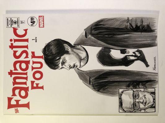 Dan Neidlinger | Brodie Bruce Fantastic Four Sketch Cover | Raremarq (Buy It Now)