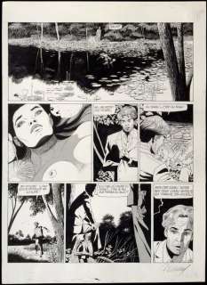 Renaud - Planche originale - Jessica Blandy T11 - Troubles au Paradis  - (1995) | Catawiki