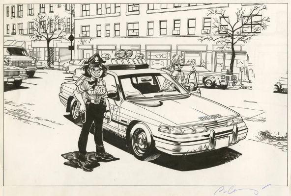 Bruno GAZZOTTI (né en 1970) - Lot 29 : Soda - Rue de New York
