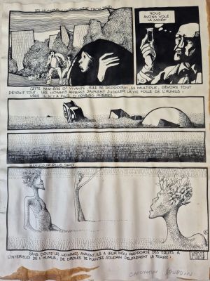 [Bd] Baudoin Edmond... | Lot 302 - [BD] BAUDOIN Edmond (né en 1942) Planche originale... | Nice Enchères