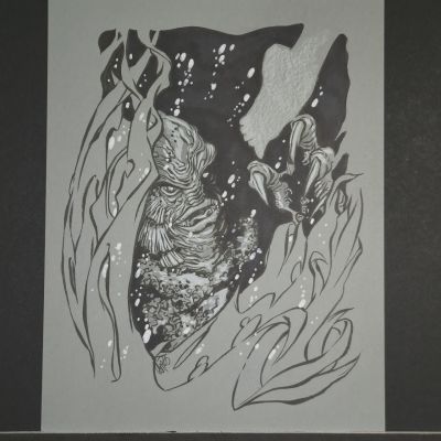 Daniel Campos | CREATURE FROM THE BLACK LAGOON | Raremarq (Buy It Now)