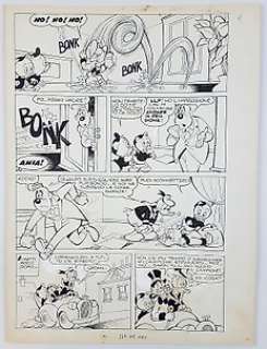 Topolino Almanacco n. 267 - Giulio Chierchini - Tavola Originale "Zio paperone e la contesa sciâ€¦operata" - Loose page - (1979) | Catawiki