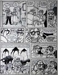 Didier Tronchet - Raymond Calbuth –  » Terminator  » – Planche originale