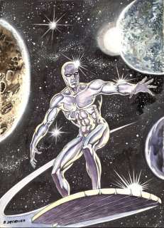 Silver Surfer - illustrazione originale a colori - Loose page | Catawiki