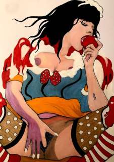 Roxana - illustraz. originale "Biancaneve" - Loose page - (2015) | Catawiki