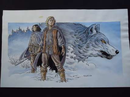 Swolfs, Yves - Dessin original couleur - Légende (2004) | Catawiki