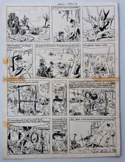 Hausman, René - Originele pagina (p.18) - Saki en Zuni - (1958) | Catawiki