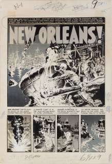 Wally Wood original artwork for Two Fisted Tales #35 complete 7-page story New Orleans . | Profiles in History