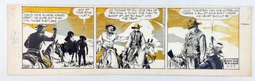 José Luis Salinas - Original Daily Strip "Cisco Kid" - Signed - Loose page - First edition - (1959) | Catawiki