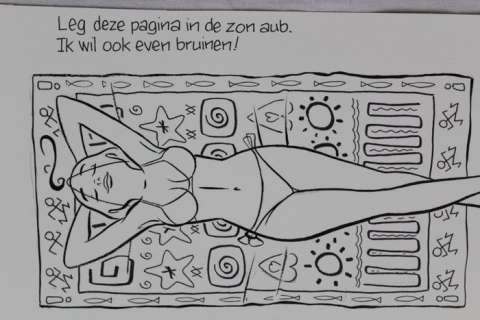 Hanco Kolk - Floor - Originele tekening van "Bruinen" - Size 30 x 17 cm - (2015) | Catawiki