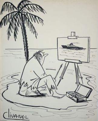 Clivanel, Philippe... | Lot 30 - CLIVANEL, Philippe Vallancien, dit. Sans légende. Dessin... | Art Valorem