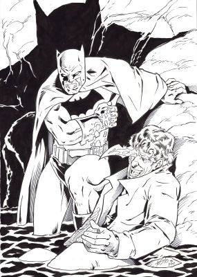 Batman vs Joker – Dark Confrontation | Corner4art