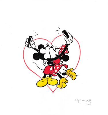 Mickey & Minnie – Love Selfie | Corner4art