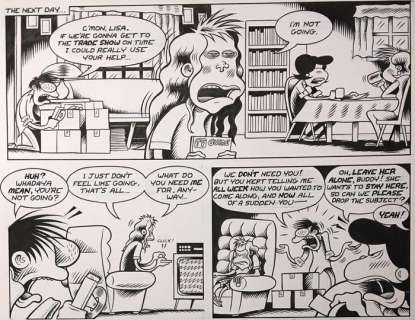 Peter Bagge - Peter Bagge - HATE page - Original Art - (1996) | Catawiki