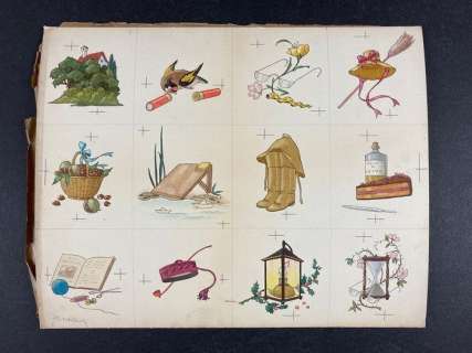 Vittorio Accornero - Tavola con testatine anni ’30 - Loose page | Catawiki