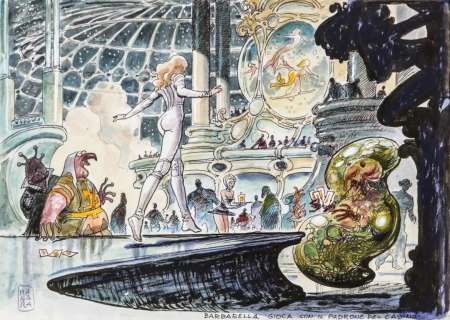Manara Milo | "Barbarella gioca..." | Urania Casa d’Aste