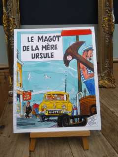 Jacot, Christian - Dessin original couleur - Hommage Ã  Tillieux - Gil Jourdan - (2019) | Catawiki