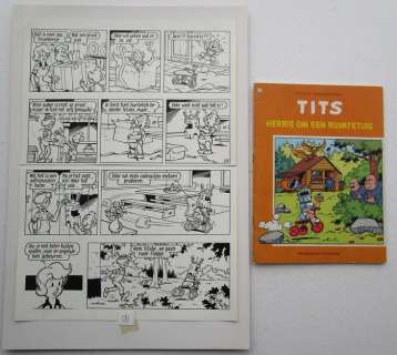 Tits 8 - Originele pagina (p.3) - Herrie om een ruimtetuig - (1980) | Catawiki