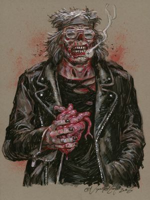 Vince Locke - KING ZOMBIE Deadworld sketch