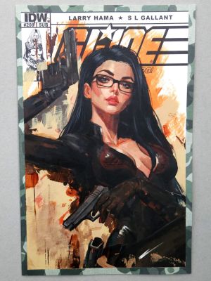 Jonathan Knight - Baroness - Acrylic painting on Blank Variant comic