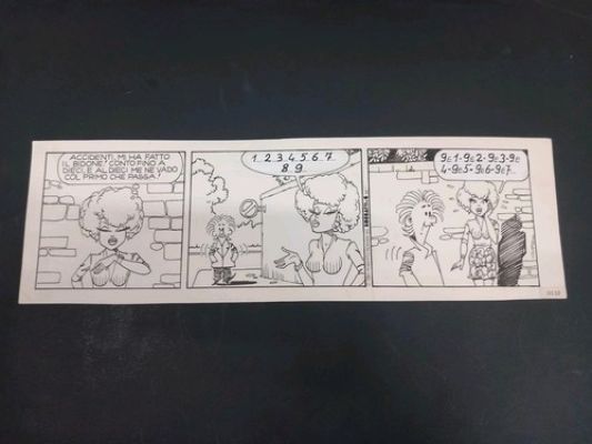 ROBERTO BENIGNI A STRISCE LUIGI CORTEGGI CORTEZ TAVOLA ORIGINALE B/N 1981 | eBay Europe (Buy It Now)