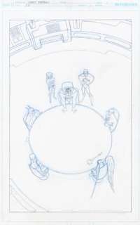 Carlo Barberi | Justice League Unlimited Issue 1 Page 1 | Comic Art Source