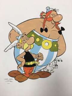 Frisano, Thomas - Dessin original - Hommage Ã  Uderzo - Asterix | Catawiki