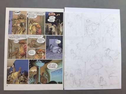 Hermann - Crayonné original - Jeremiah T13 - Strike - (1988) | Catawiki