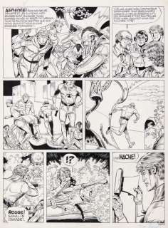 Paape | Luc Orient, planche n°2 Ã  l’encre de Chine de l’… | Banque Dessinée