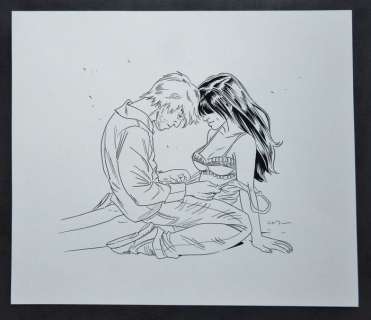 Jim | Illustration originale  - Une Nuit Ã  Rome  - (2014) | Catawiki