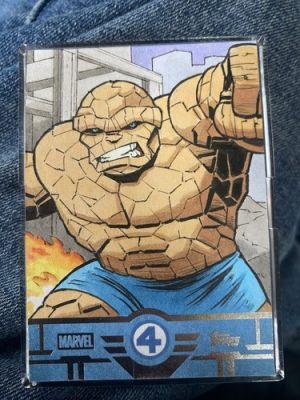 Topps Finest Fantastic Four 65th Anniversary Sketch Card The Thing Eric Lehton | eBay US (Buy It Now)