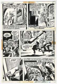Tomb of Dracula Vol 1 #8 - Gene Colan original art page - First edition - (1973) | Catawiki