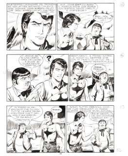 Zagor Zenith n. 219 - Tavola Originale "la tribu’ scomparsa" Ferri - Loose page - First edition - (1979) | Catawiki