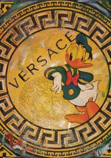 Donald Duck - original artwork for Versace - Loose page | Catawiki