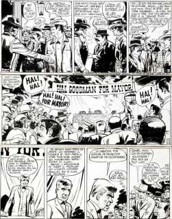 Jijé | Jerry Spring, planche n°13 Ã  l’encre de Chine de… | Banque Dessinée